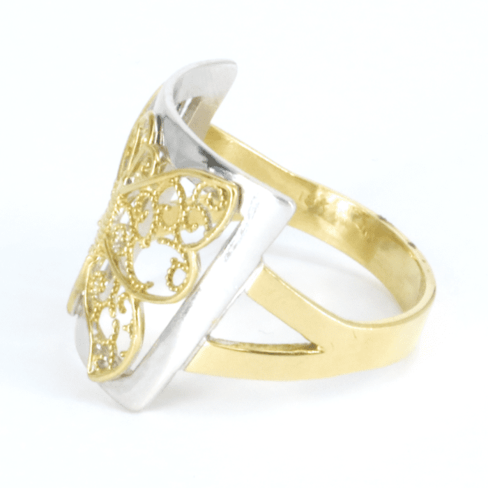 18kyw Butterfly Ring - Image 4