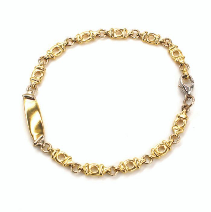 Bracelet With I.D. 18k Gold - Image 2