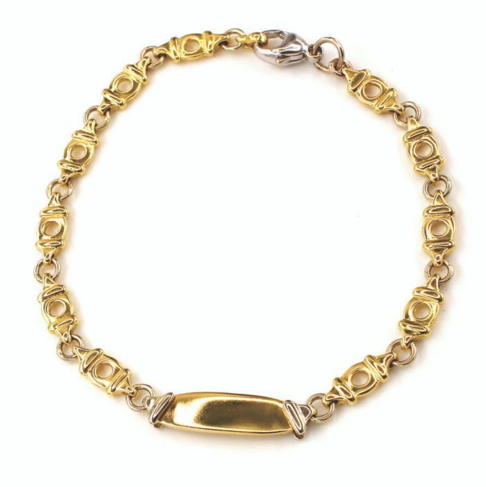 Bracelet With I.D. 18k Gold - Image 1